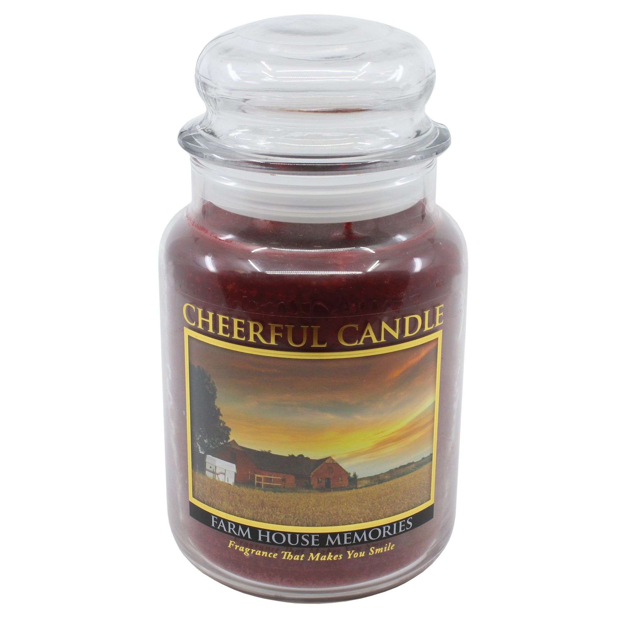 CHEERFUL CANDLE – FARM HOUSE MEMORIES SCENTED CANDLE 3 SIZES MADE IN USA